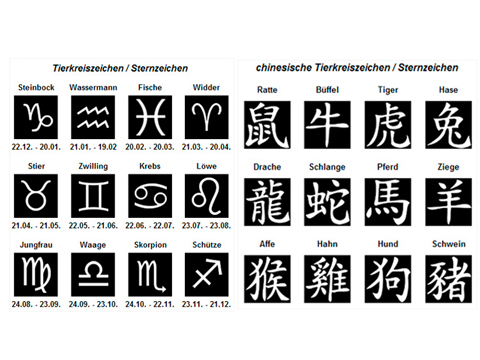 Schlusselanhanger Sternzeichen Chinesisches Tierkreiszeichen Inkl Textgravur Ebay